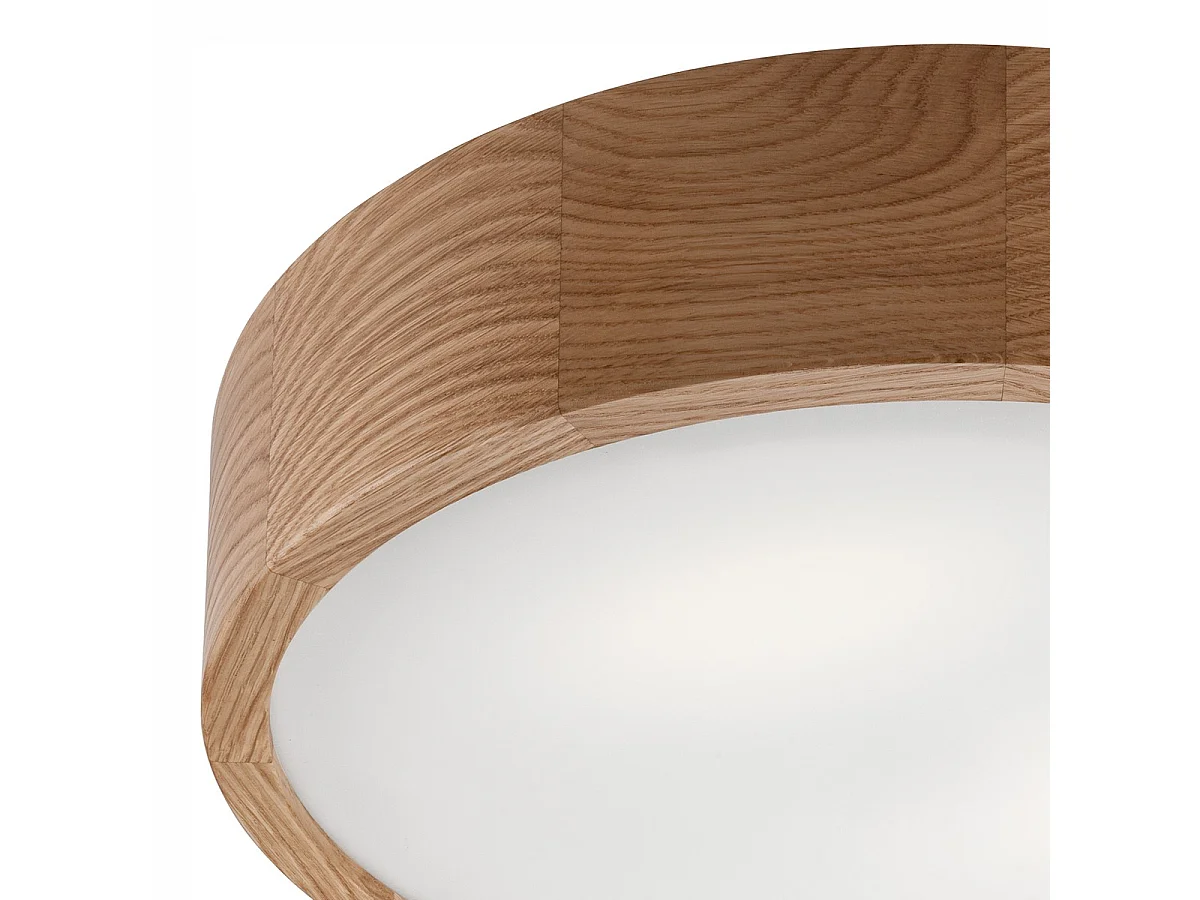 Plafondlamp Eveline, Bruin, 37x37x8 cm, EPIKASA