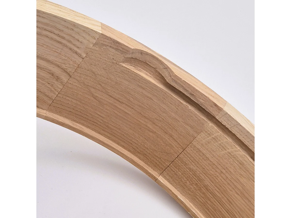 Plafondlamp Eveline, Bruin, 37x37x8 cm, EPIKASA