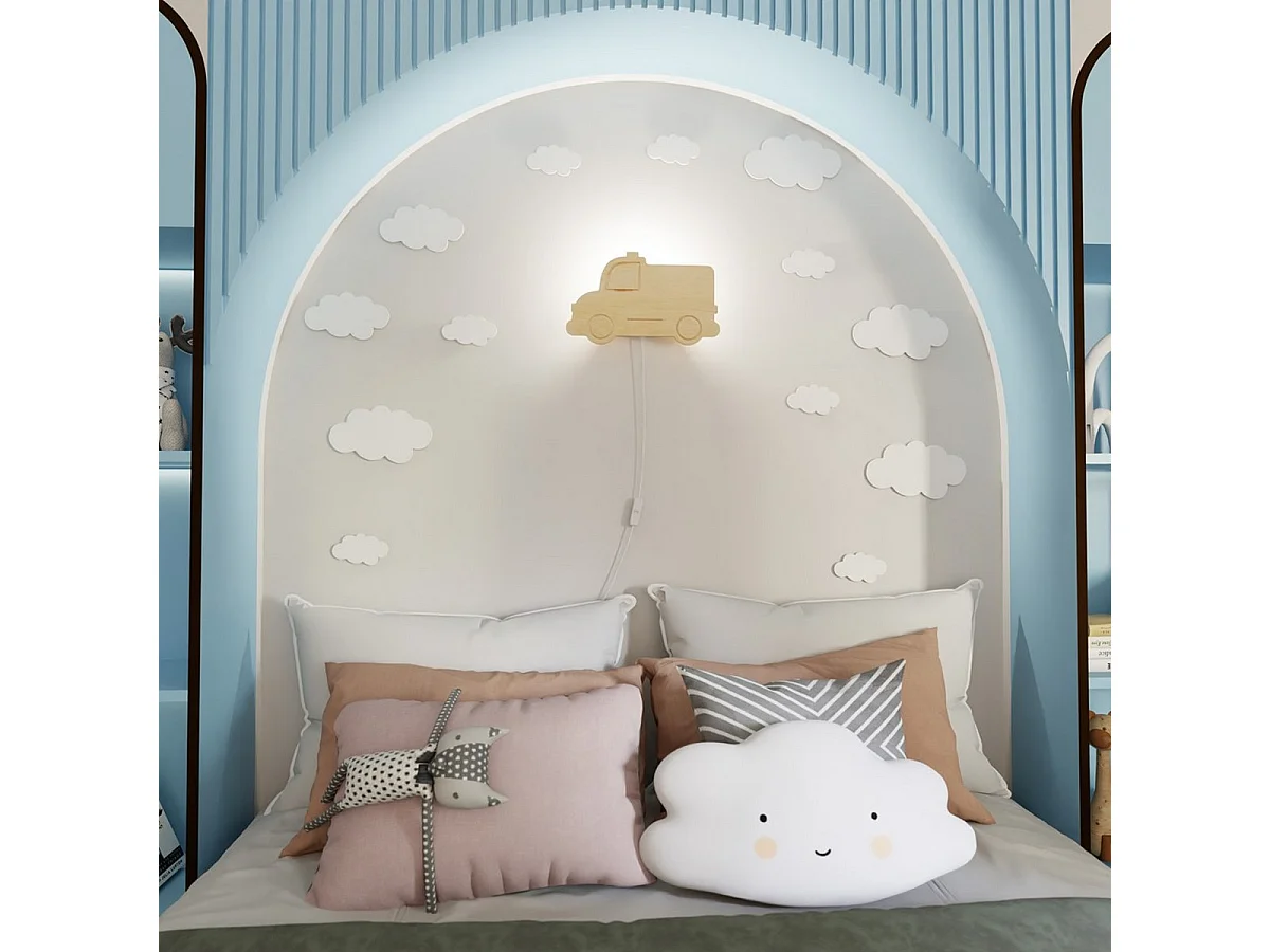 Candeeiro de Teto Gloria, Branco, 35x35x16 cm, Seven Design