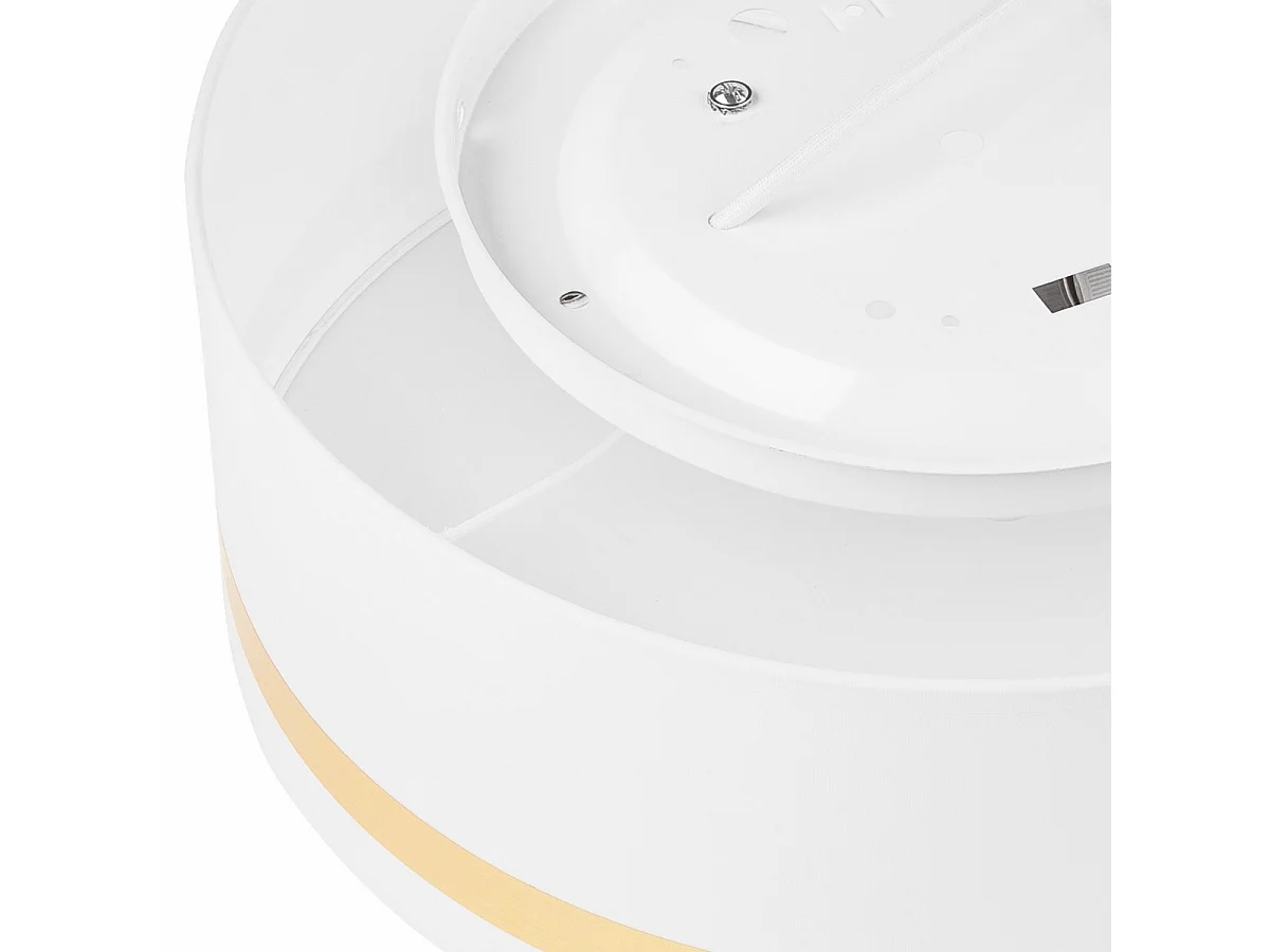 Candeeiro de Teto Gloria, Branco, 35x35x16 cm, Seven Design