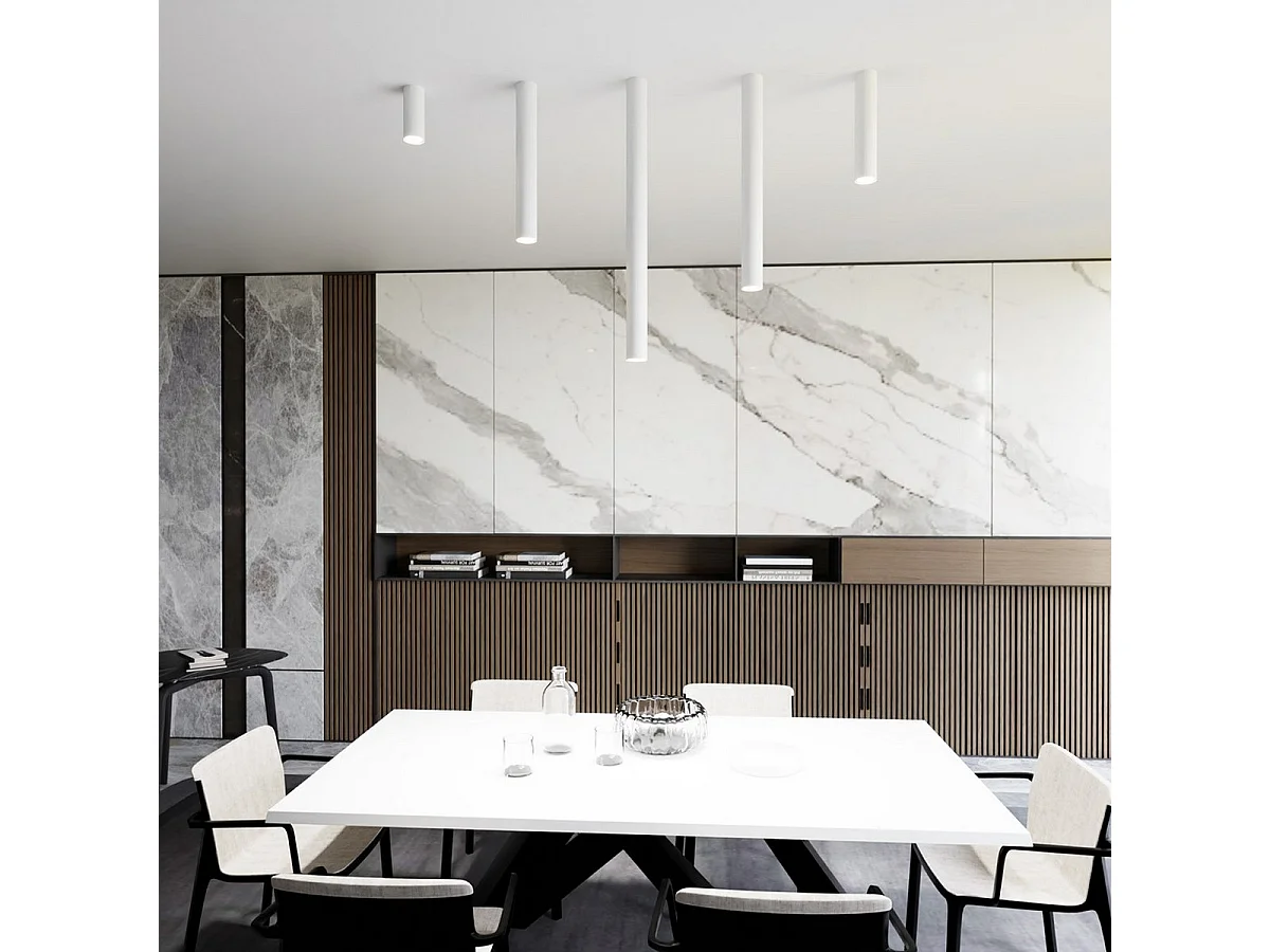 Plafondlamp Dante, Goud, 26x26x8 cm, Seven Design