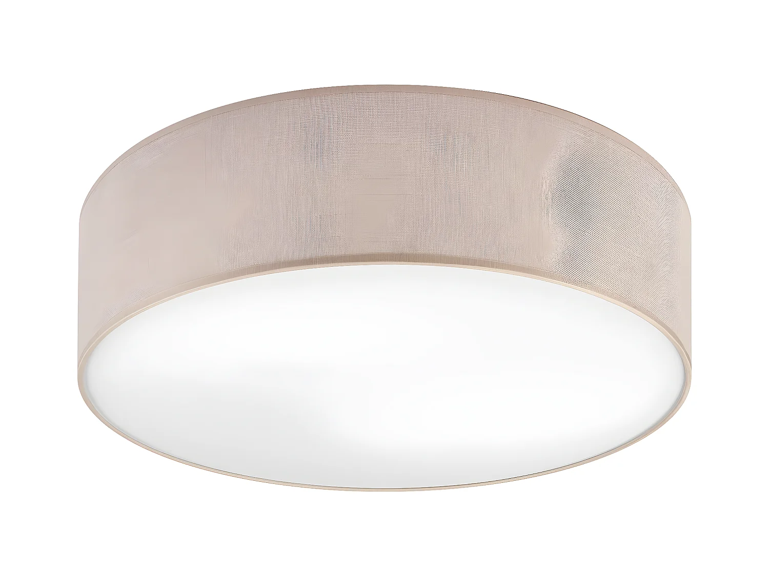 Plafondlamp Vivian, Beige, 45x45x13 cm, EPIKASA