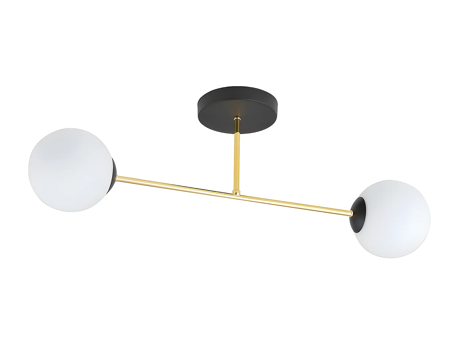 Plafonnier Magnum 5, Or, 55x23x14 cm, Seven Design