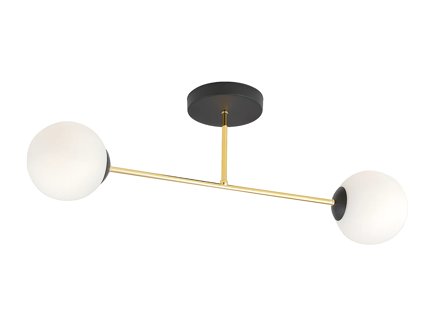 Plafonnier Magnum 5, Or, 55x23x14 cm, Seven Design