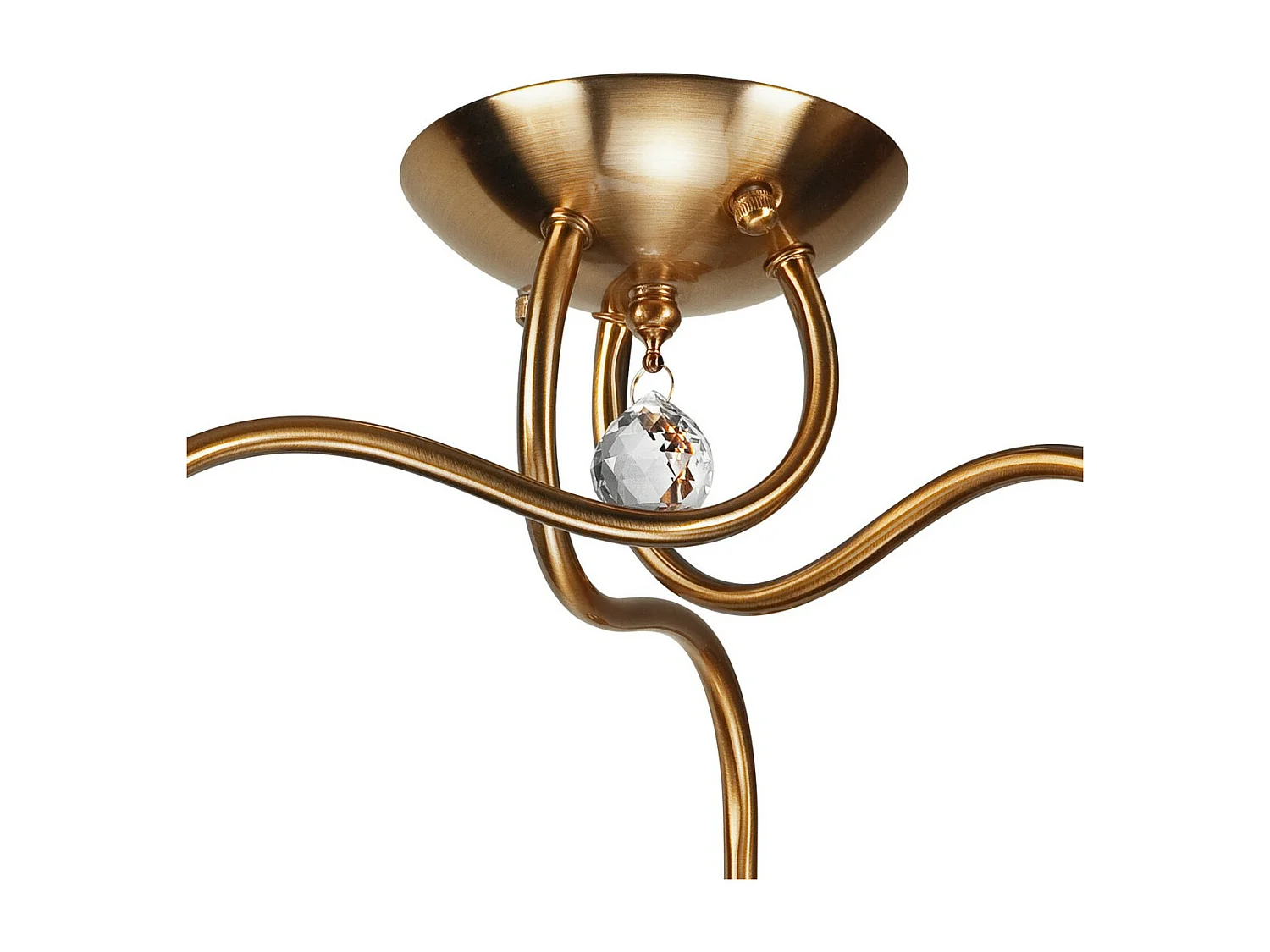 Plafondlamp Miranda, Messing, 60x60x31 cm, Seven Design