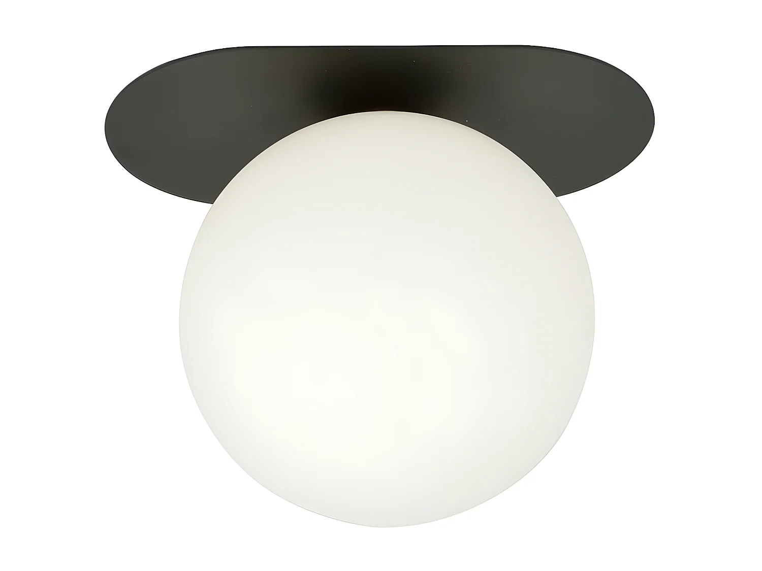 Candeeiro de Teto Plaza, Preto, 20x18x14 cm, Seven Design