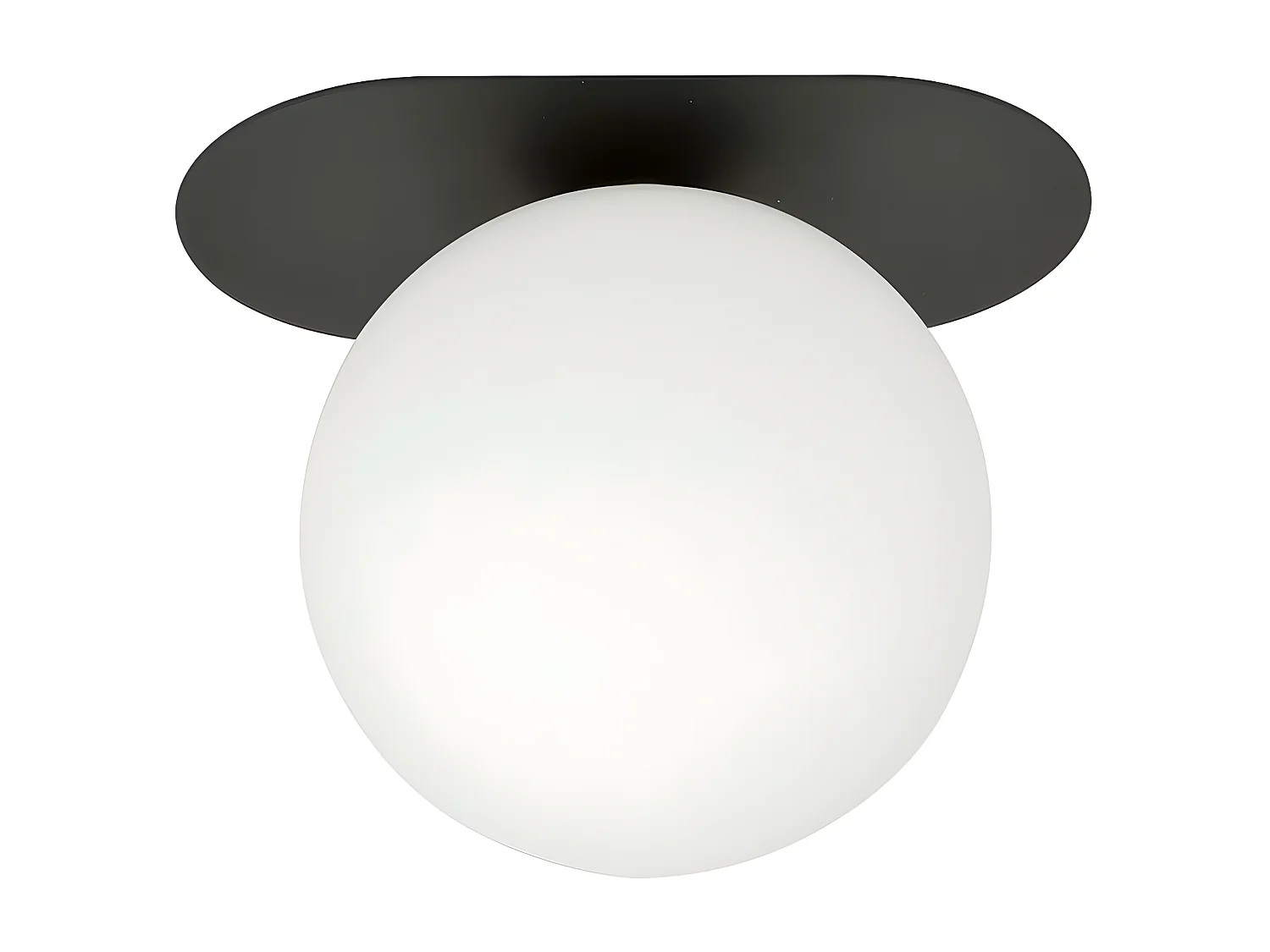 Candeeiro de Teto Plaza, Preto, 20x18x14 cm, Seven Design