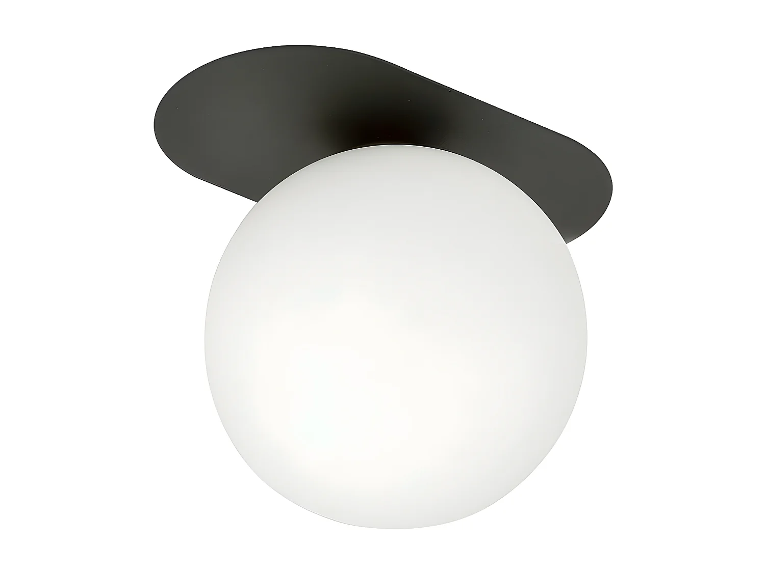 Candeeiro de Teto Plaza, Preto, 20x18x14 cm, Seven Design