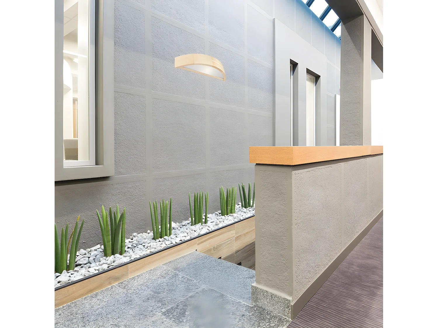 Applique Eveline 8, Marron, 40,5x8x11,5 cm, Seven Design