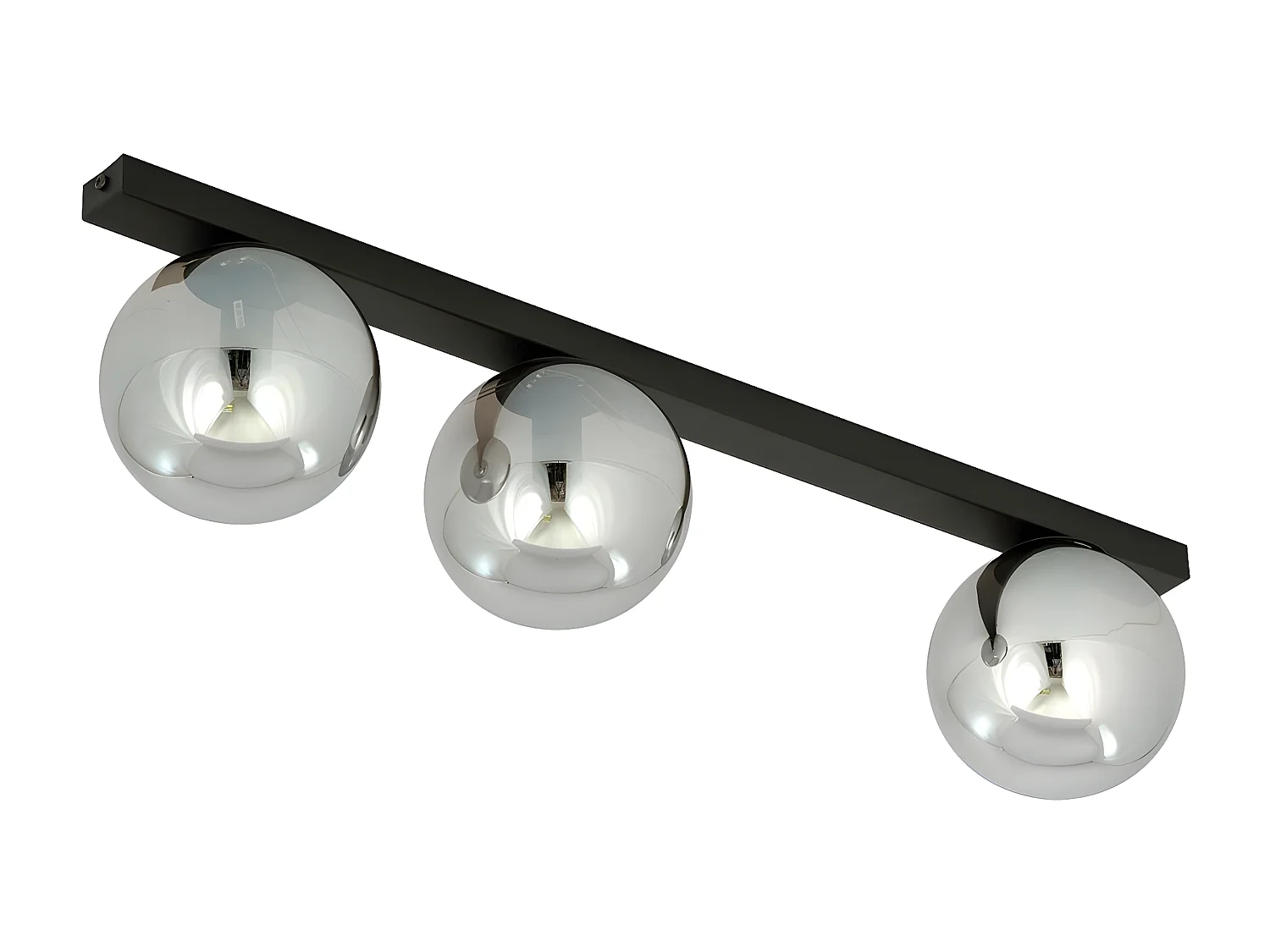 Candeeiro de Teto Fit, Preto, 70x17x14 cm, EPIKASA