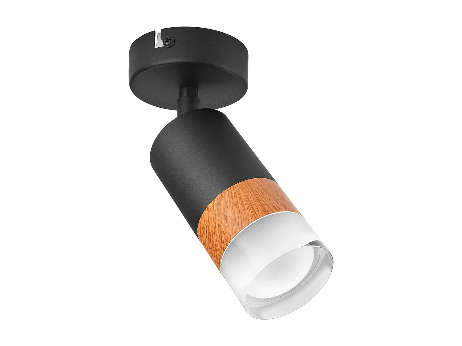 Spot d'Intérieur Aurora, Noir, 19x19x8 cm, Seven Design