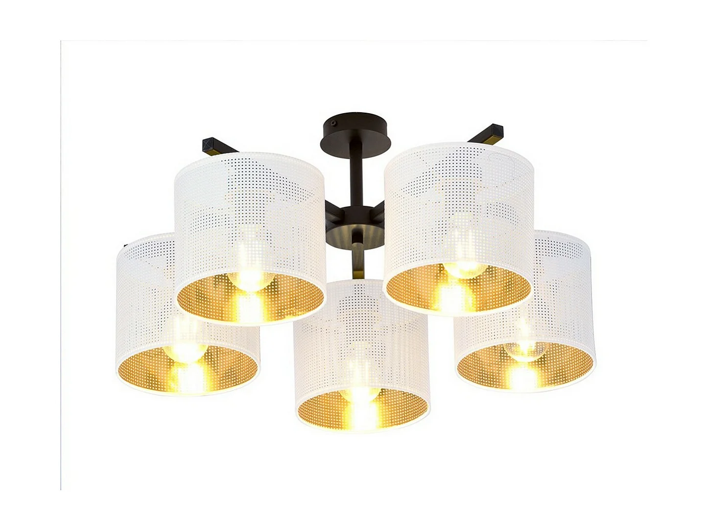 Candeeiro de Teto Jordan, Branco, 55x31x55 cm, EPIKASA