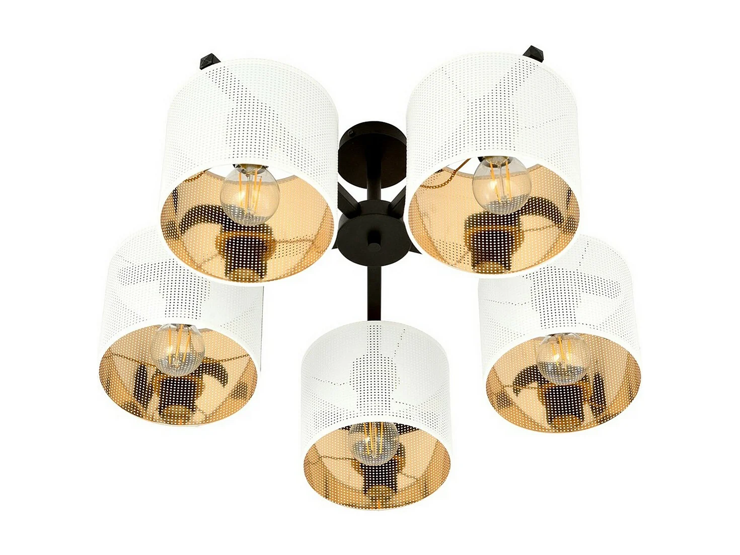 Candeeiro de Teto Jordan, Branco, 55x31x55 cm, EPIKASA