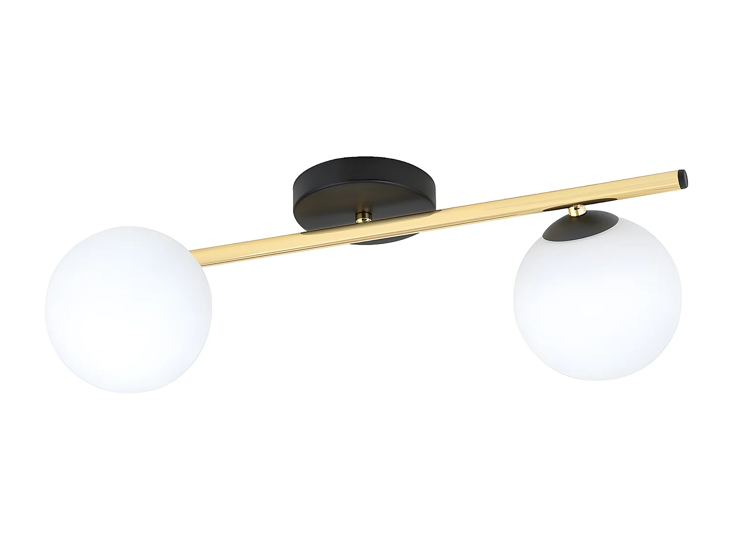 Plafonnier Splendi 6, Or, 55x20x29 cm, Seven Design