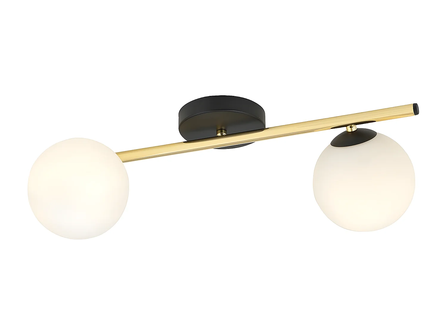 Plafonnier Splendi 6, Or, 55x20x29 cm, Seven Design