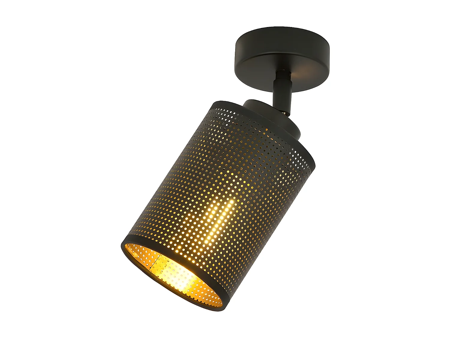 Spot d'Intérieur Bronx, Noir, 10x22x10 cm, Seven Design