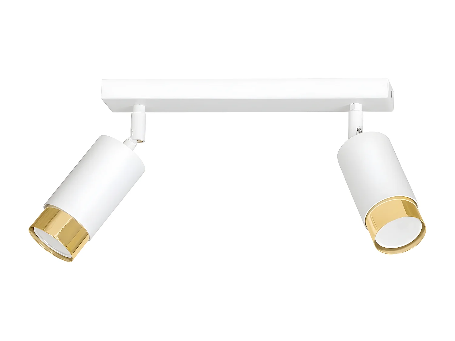 Plafonnier Hiro 5, Blanc, 30x19x6 cm, Seven Design