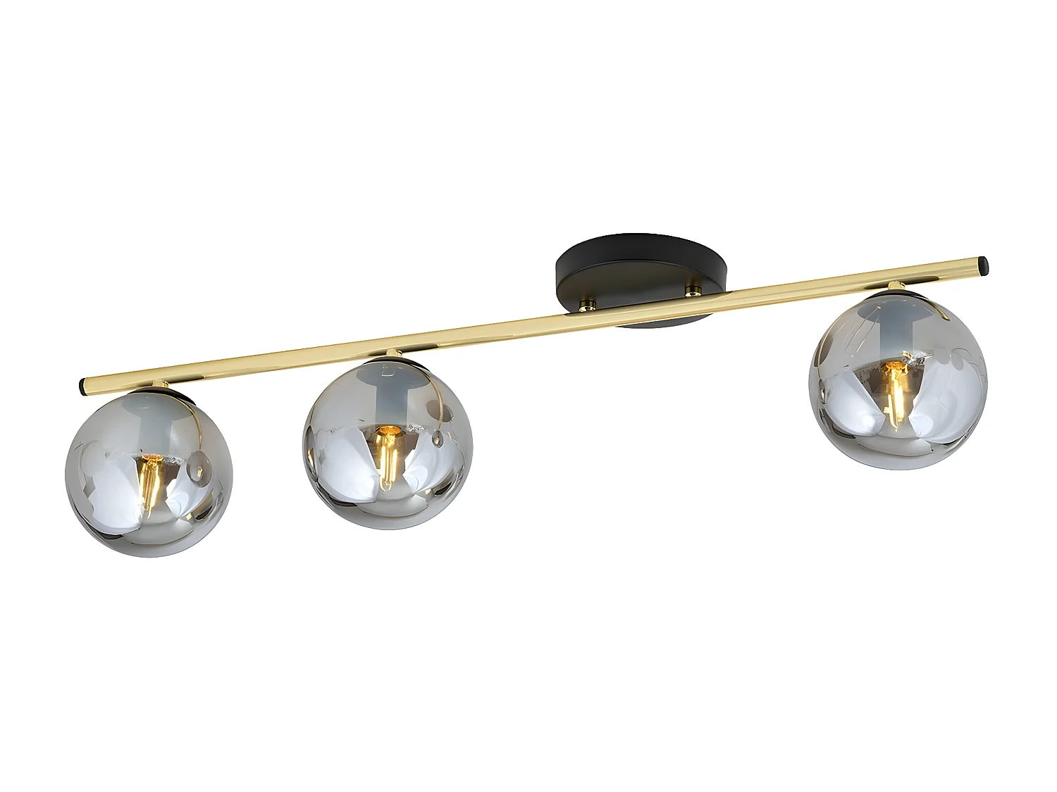 Candeeiro de Teto Monza, Ouro, 80x20x14 cm, EPIKASA