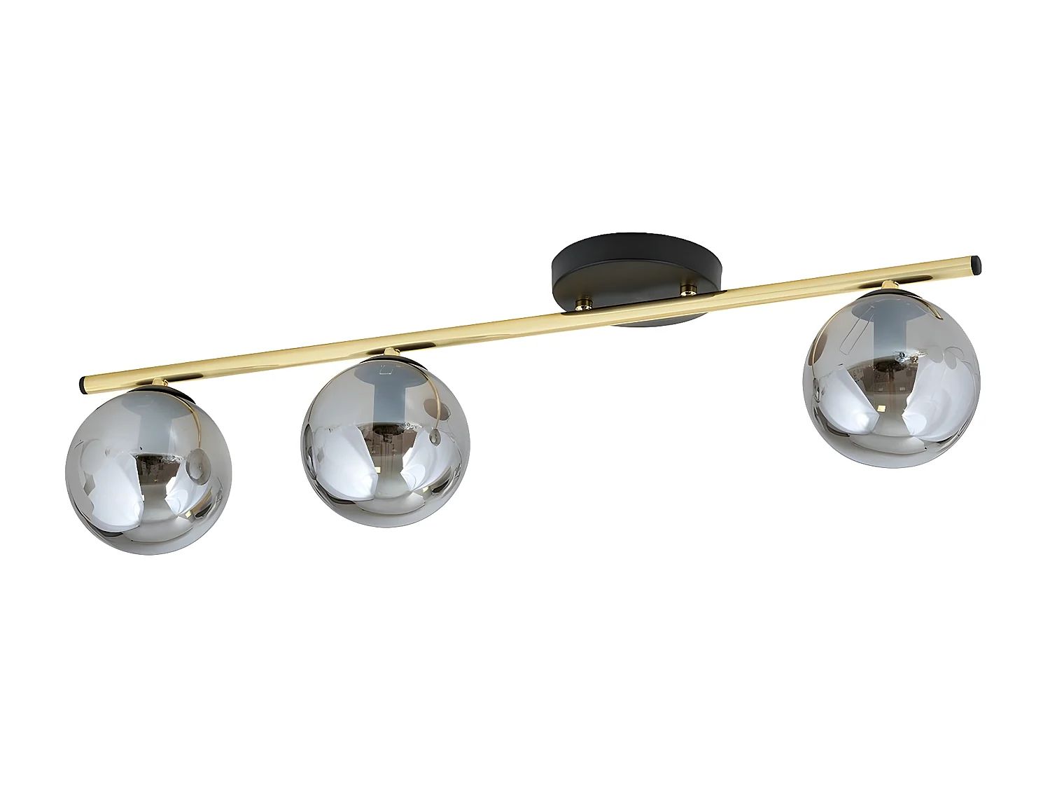 Candeeiro de Teto Monza, Ouro, 80x20x14 cm, EPIKASA