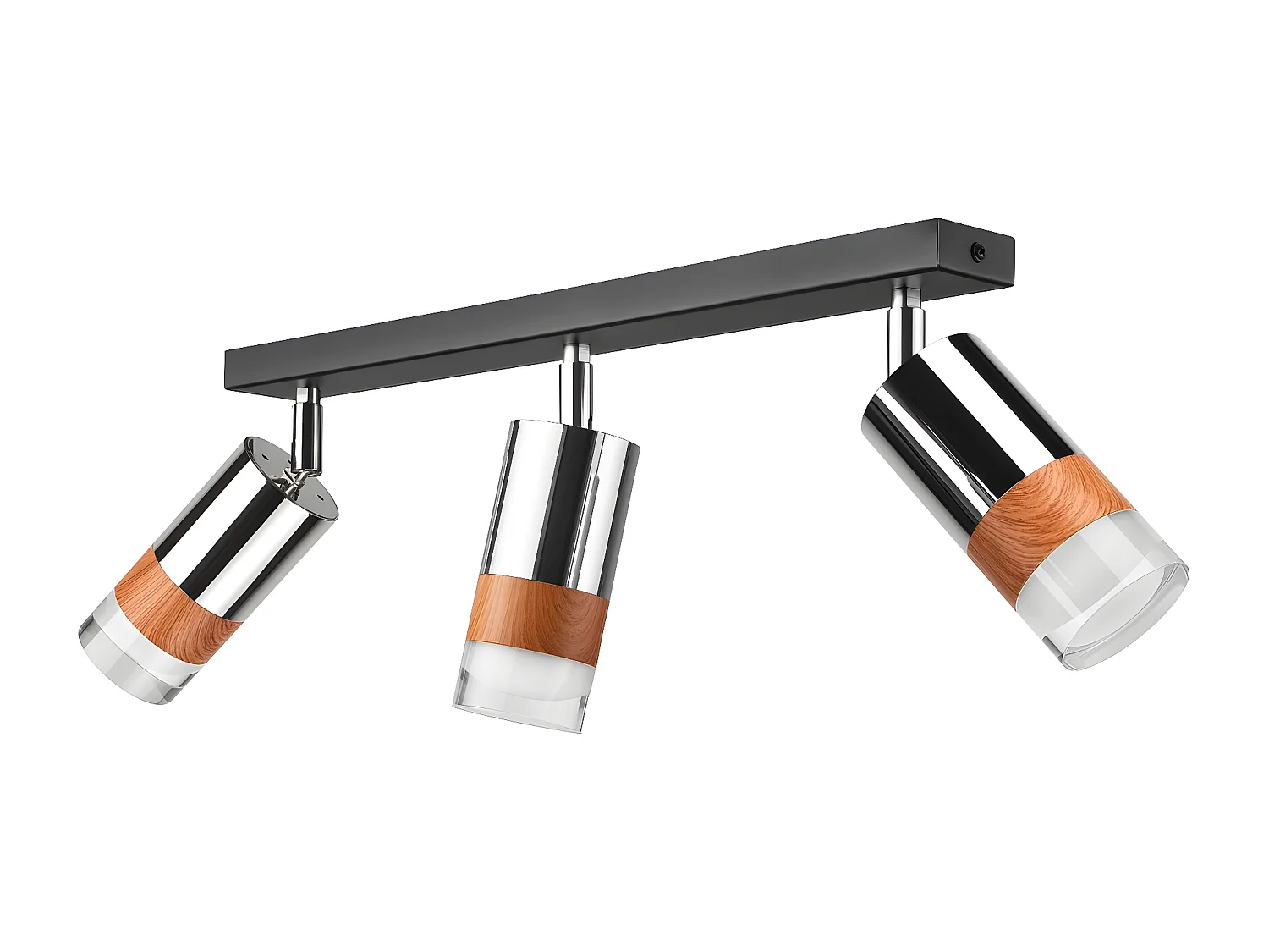 Plafondlamp Aurora, Zilver, 45x19x19 cm, Seven Design