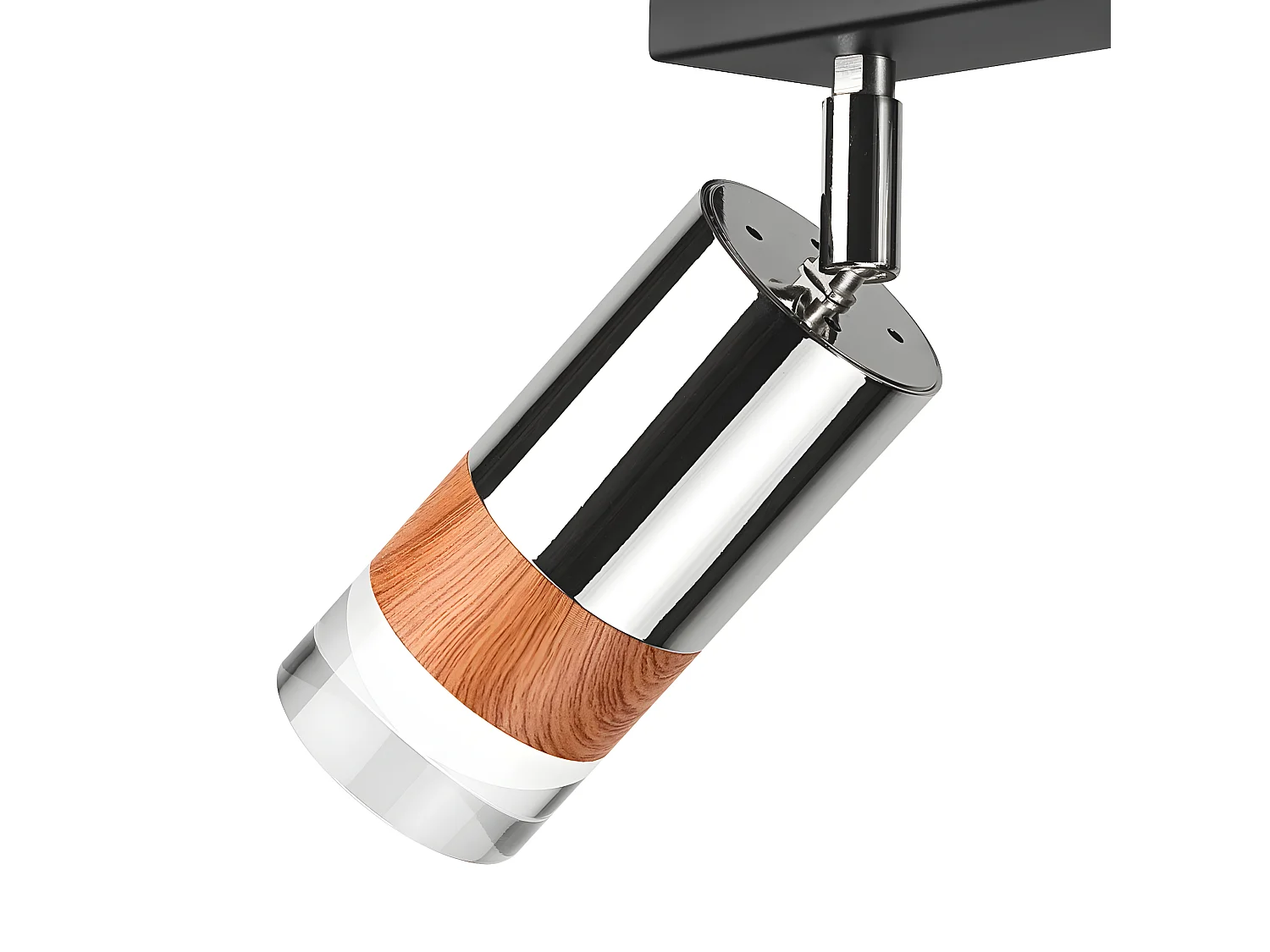 Plafondlamp Aurora, Zilver, 45x19x19 cm, Seven Design