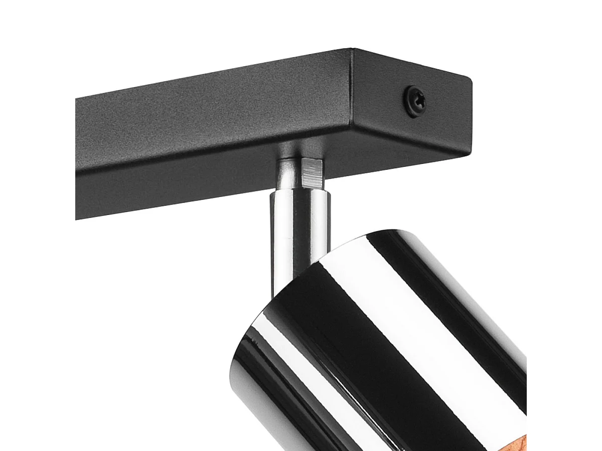 Plafondlamp Aurora, Zilver, 45x19x19 cm, Seven Design