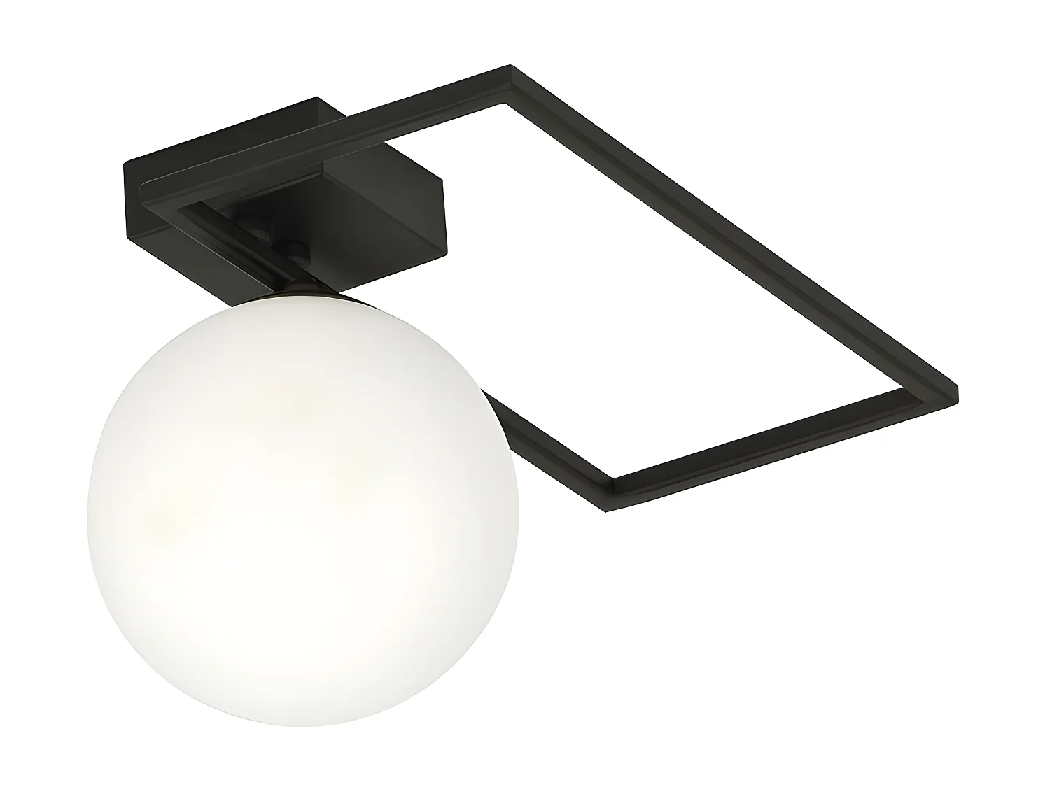 Plafondlamp Imago 3, Zwart, 30x21x18 cm, Seven Design
