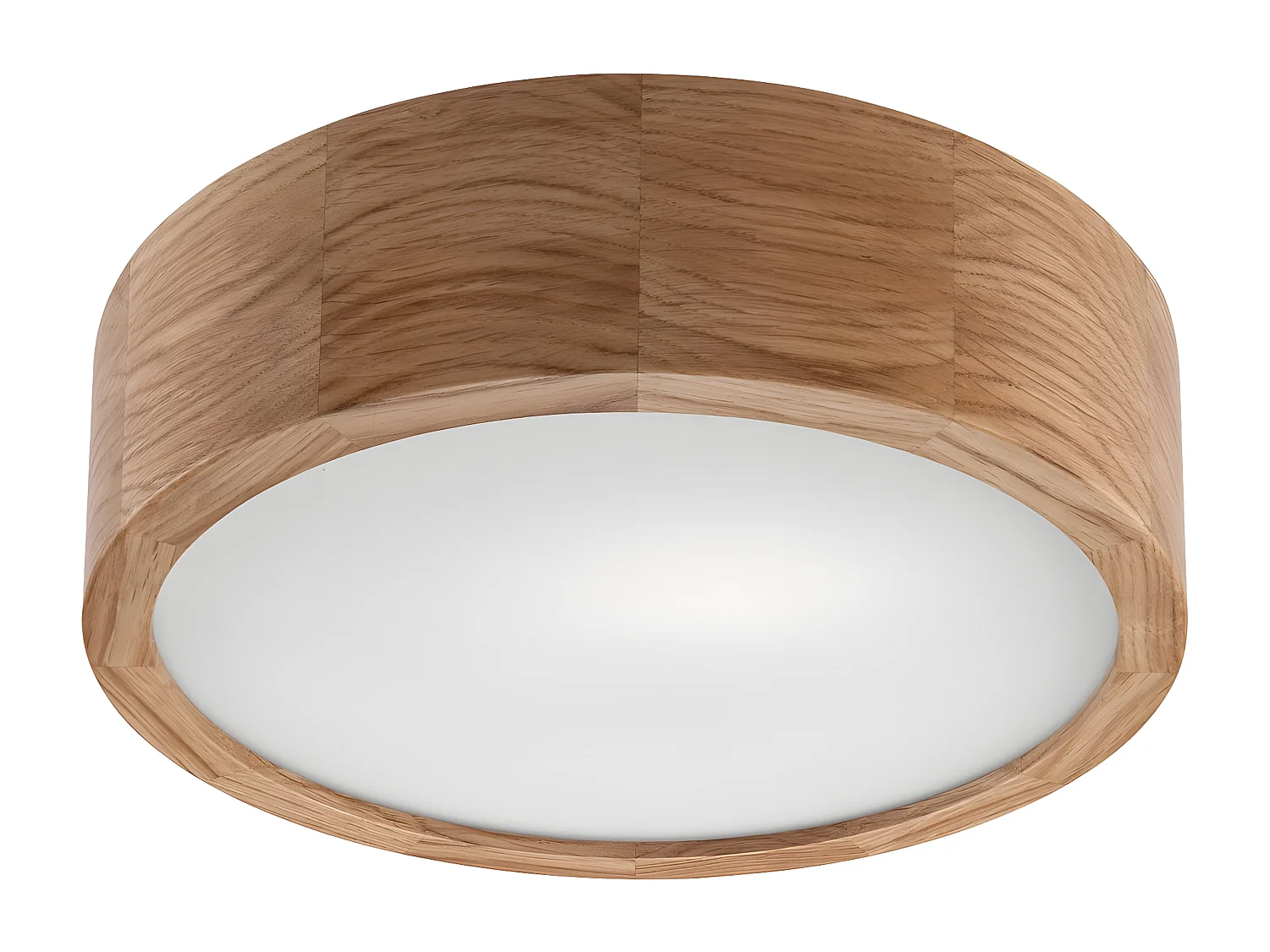 Plafonnier Eveline, Marron, 27x27x8 cm, EPIKASA