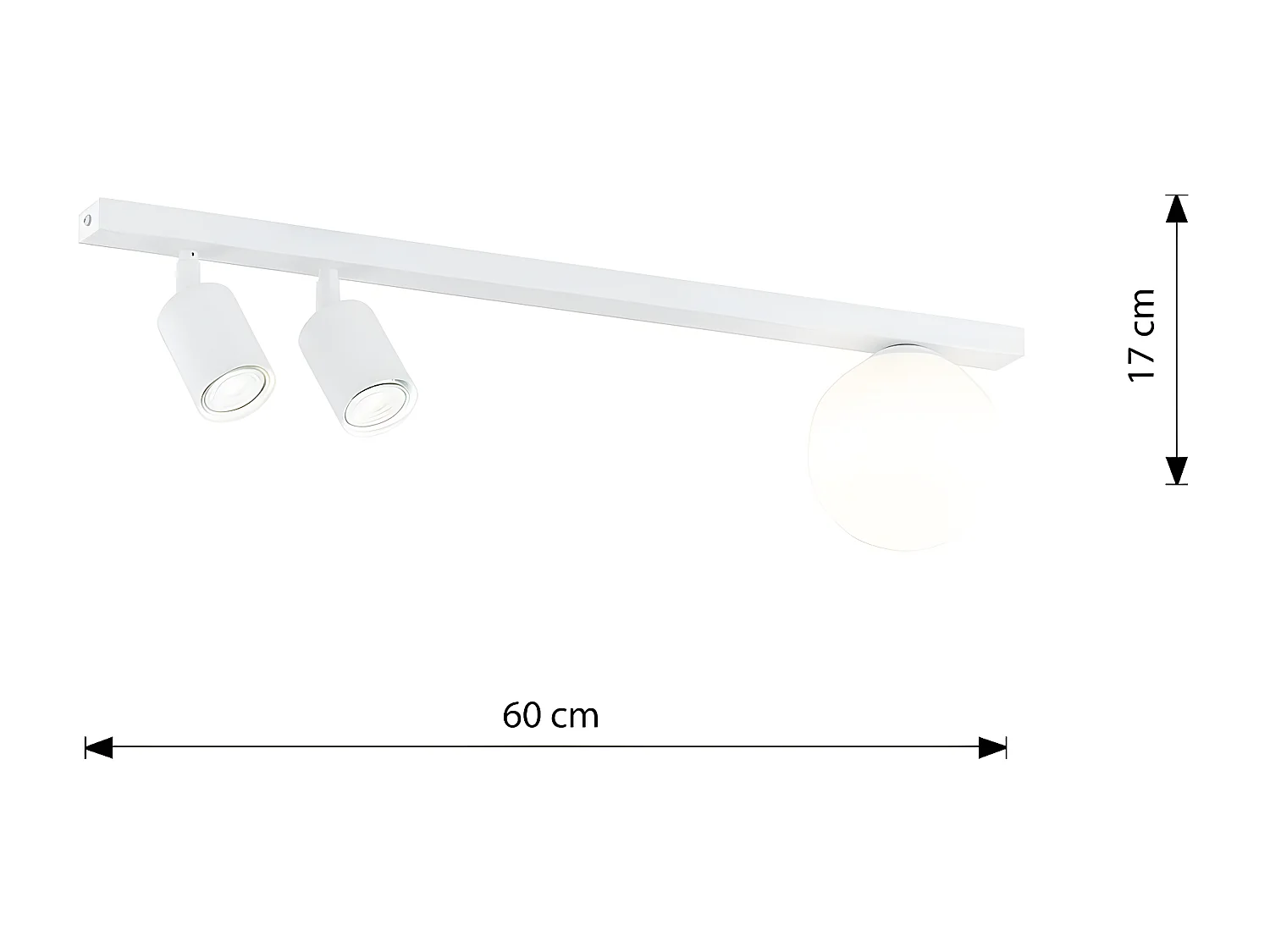 Plafonnier Eveline, Marron, 27x27x8 cm, EPIKASA