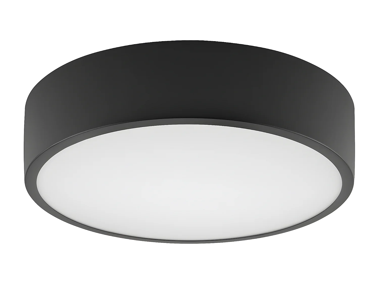 Candeeiro de Teto Dante, Preto, 36x36x8 cm, Seven Design