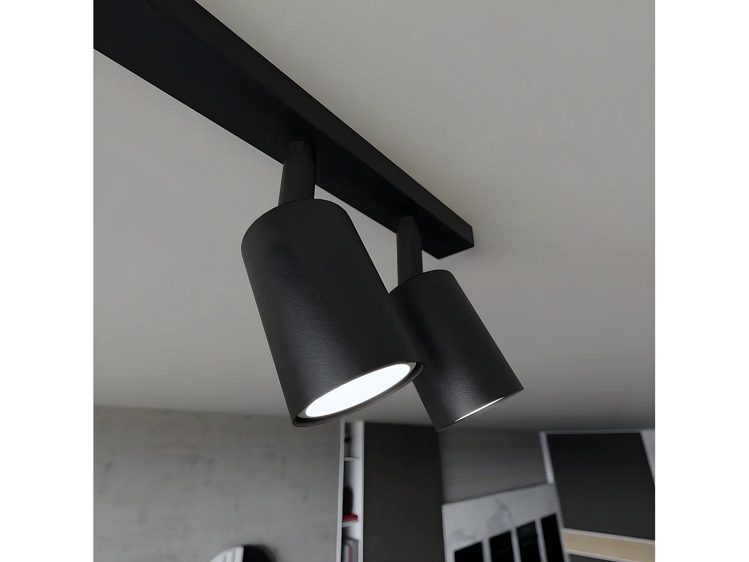 Plafondlamp Eveline, Bruin, 47x47x8 cm, EPIKASA