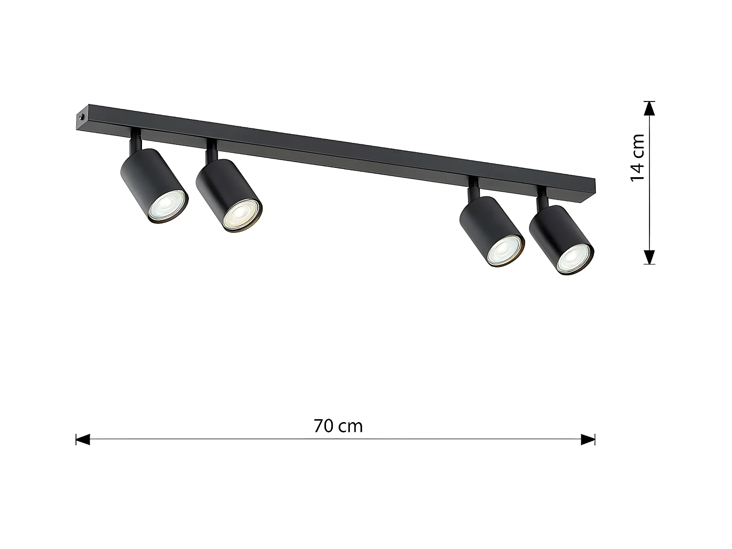 Plafonnier Eveline, Marron, 47x47x8 cm, EPIKASA