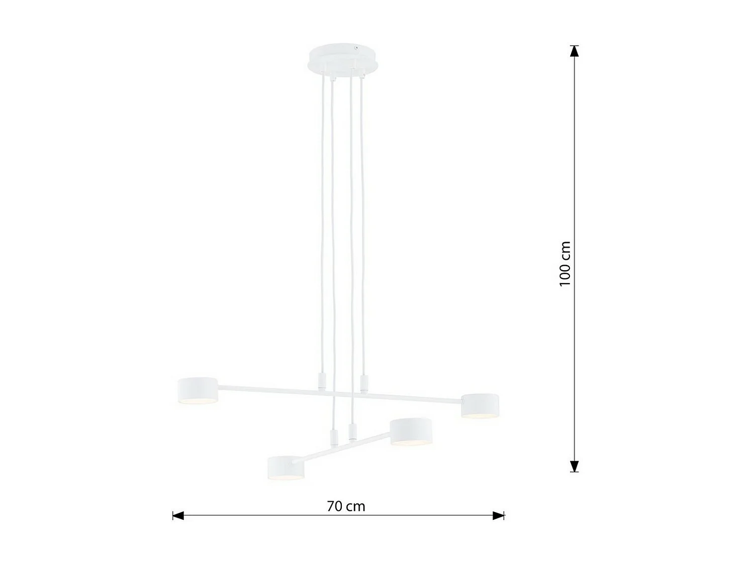 Lampa Wisząca Retrò, Brązowy, 32,5x32,5x45 cm, Seven Design