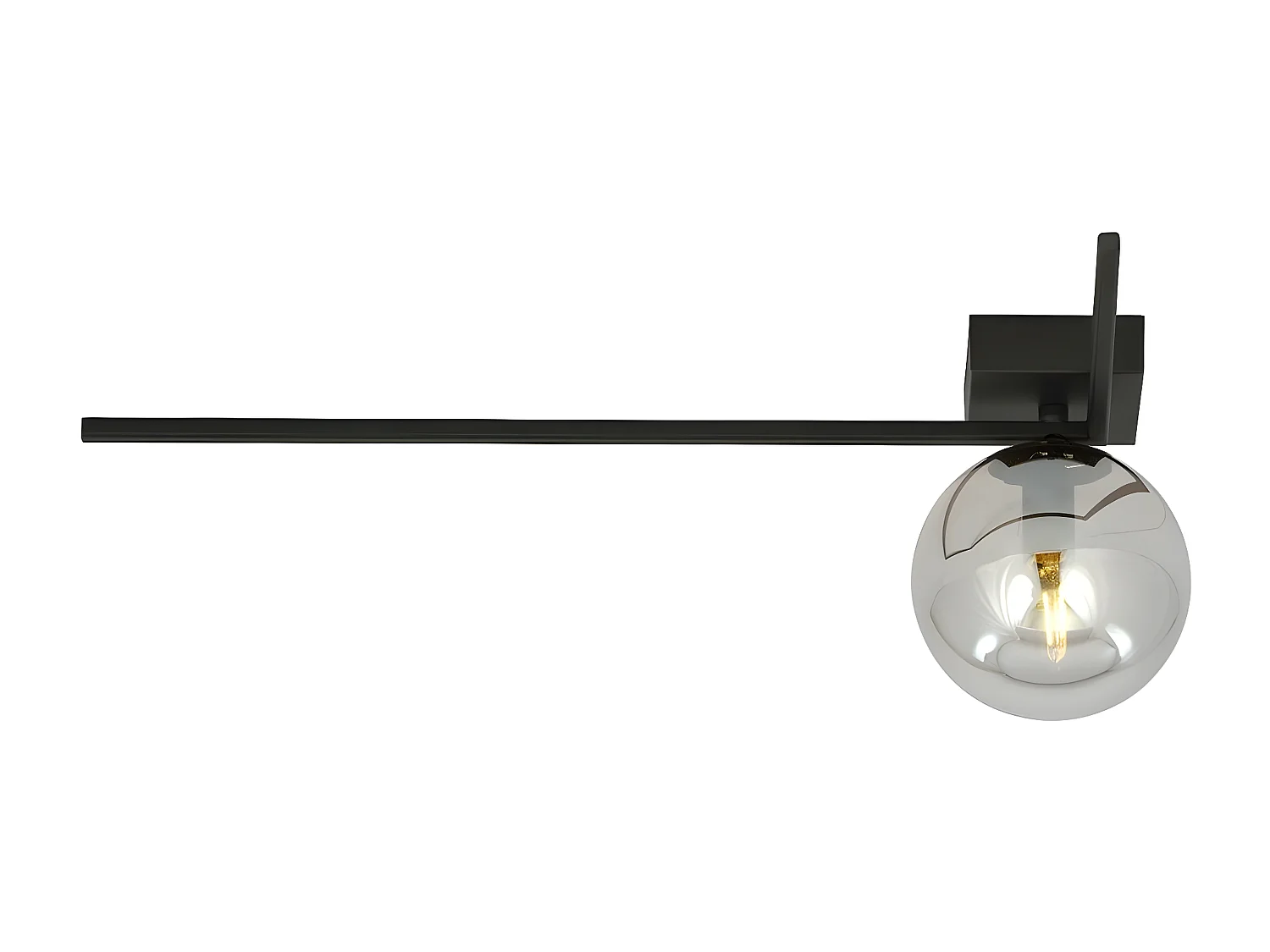 Plafondlamp Imago 11, Zwart, 50x21x18 cm, Seven Design