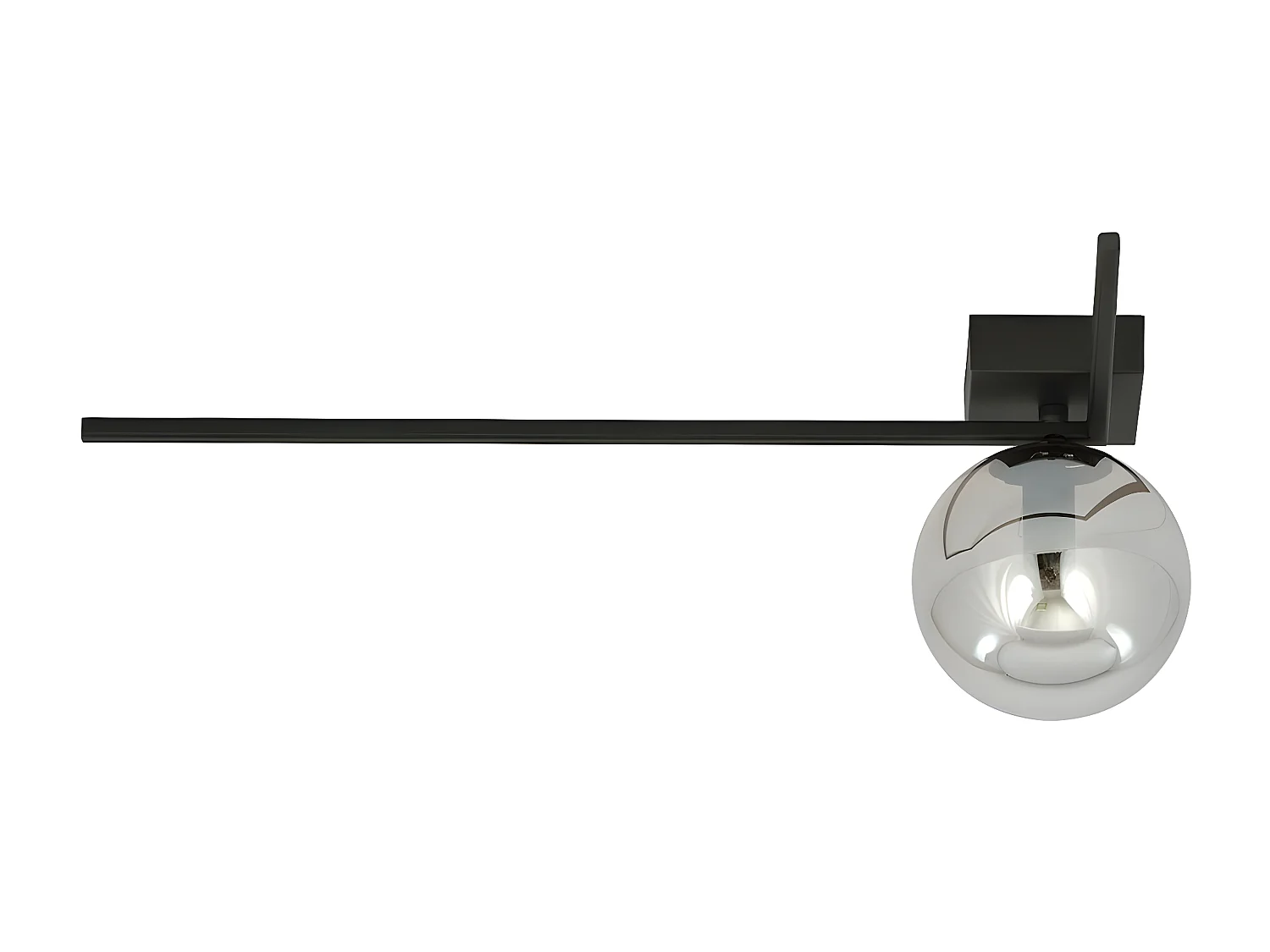 Plafondlamp Imago 11, Zwart, 50x21x18 cm, Seven Design
