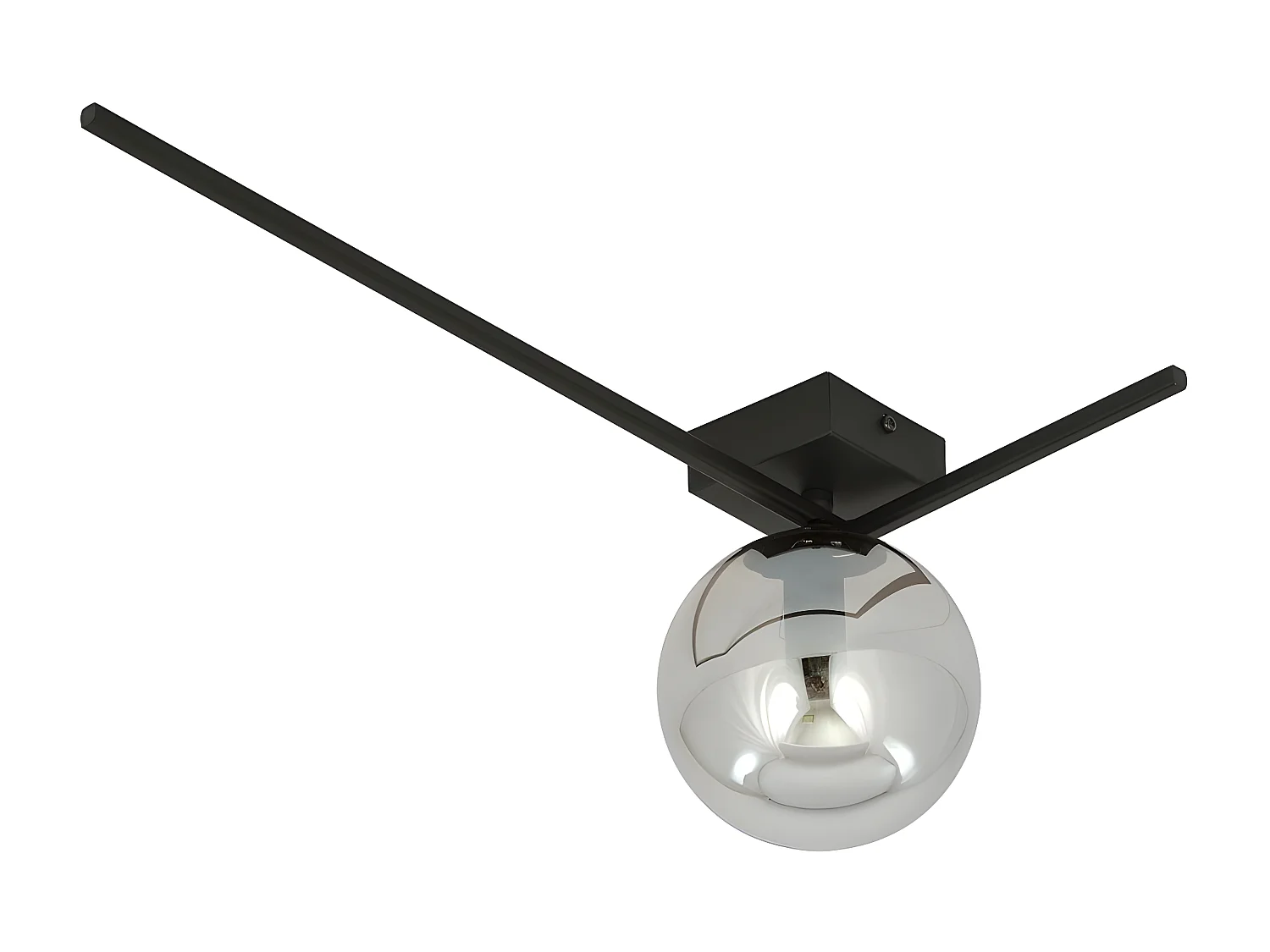 Plafondlamp Imago 11, Zwart, 50x21x18 cm, Seven Design
