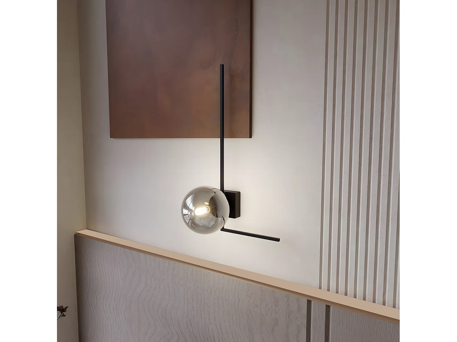 Plafondlamp Imago 11, Zwart, 50x21x18 cm, Seven Design