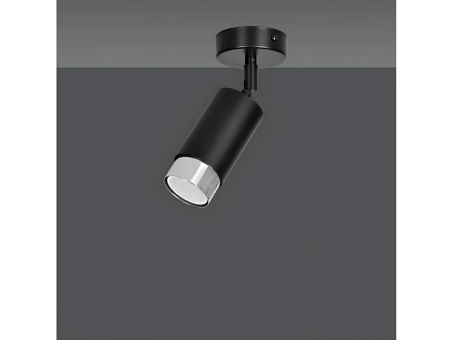 Candeeiro Hiro, Preto, 8x19x8 cm, EPIKASA