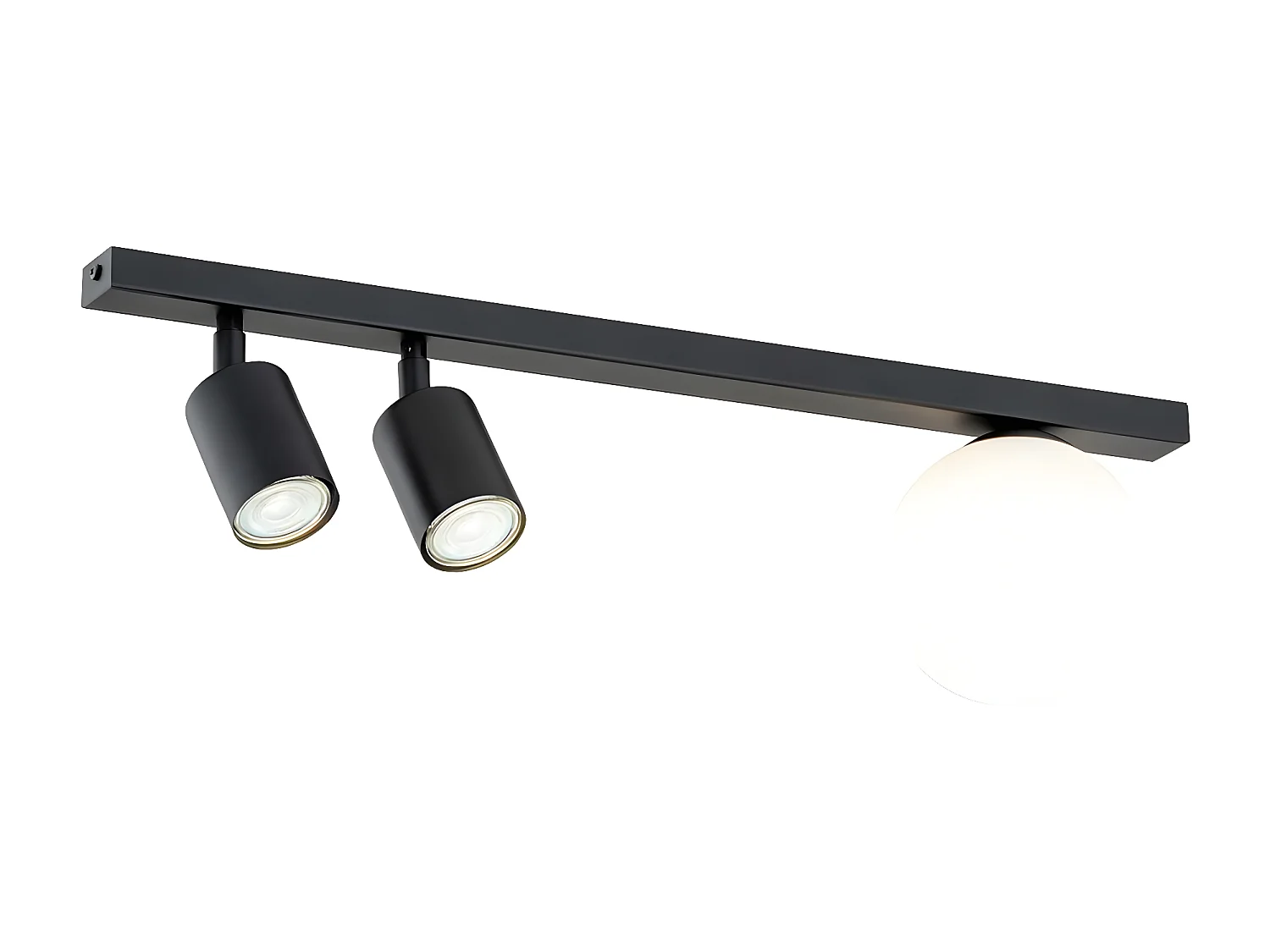 Candeeiro de Teto Baster, Preto, 60x17x14 cm, EPIKASA