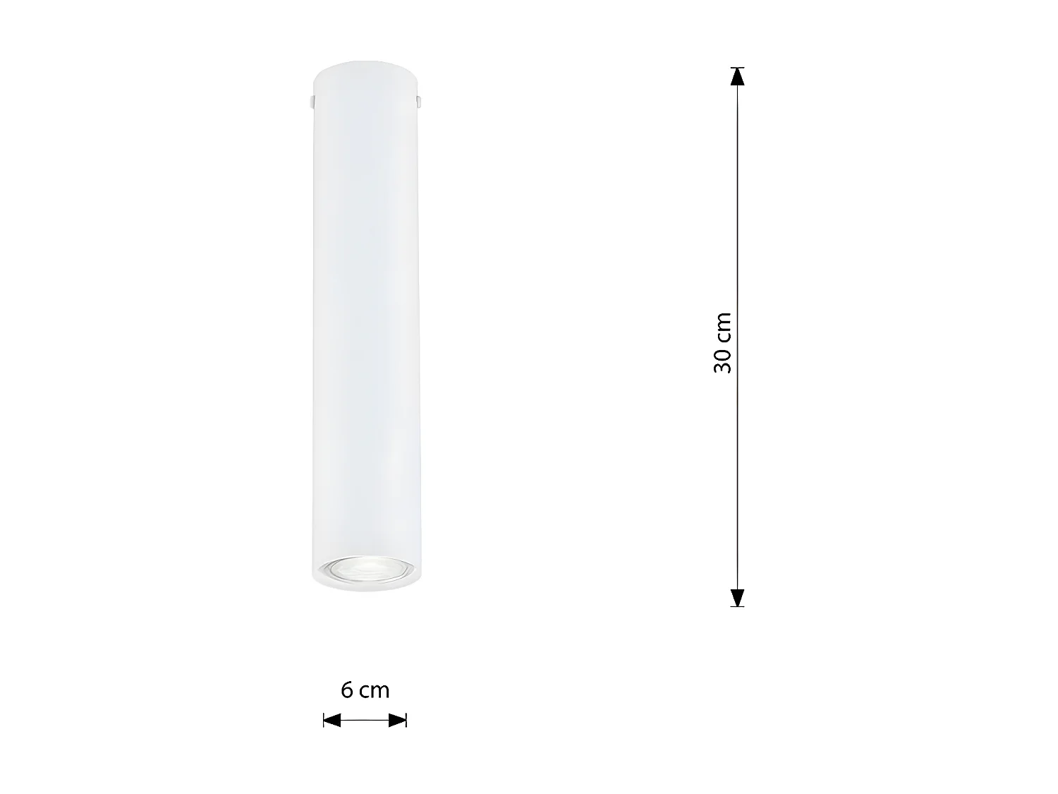 Candeeiro de Teto Baster, Preto, 60x17x14 cm, EPIKASA