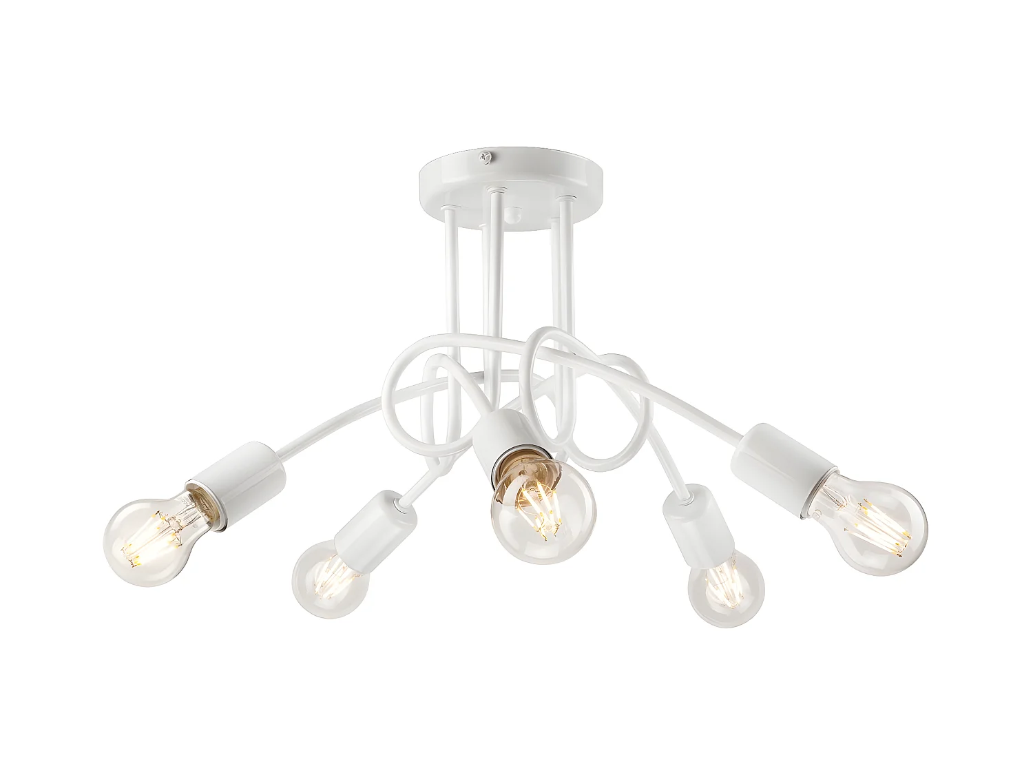 Suspension Camilla, Blanc, 46x46x30 cm, EPIKASA