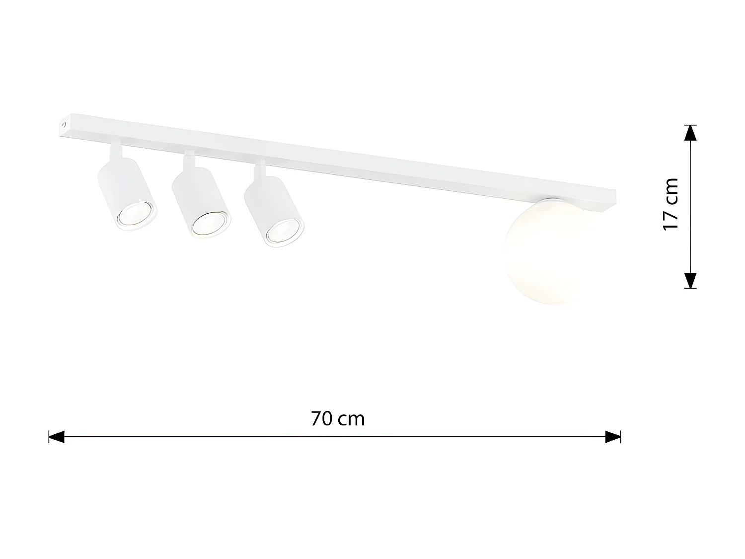 Plafonnier Eveline, Marron, 37x37x8 cm, EPIKASA