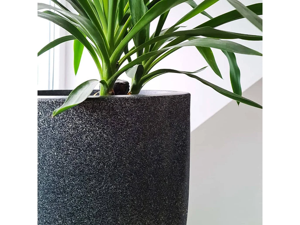 Macetero Waste Smooth gris 43x41 cm