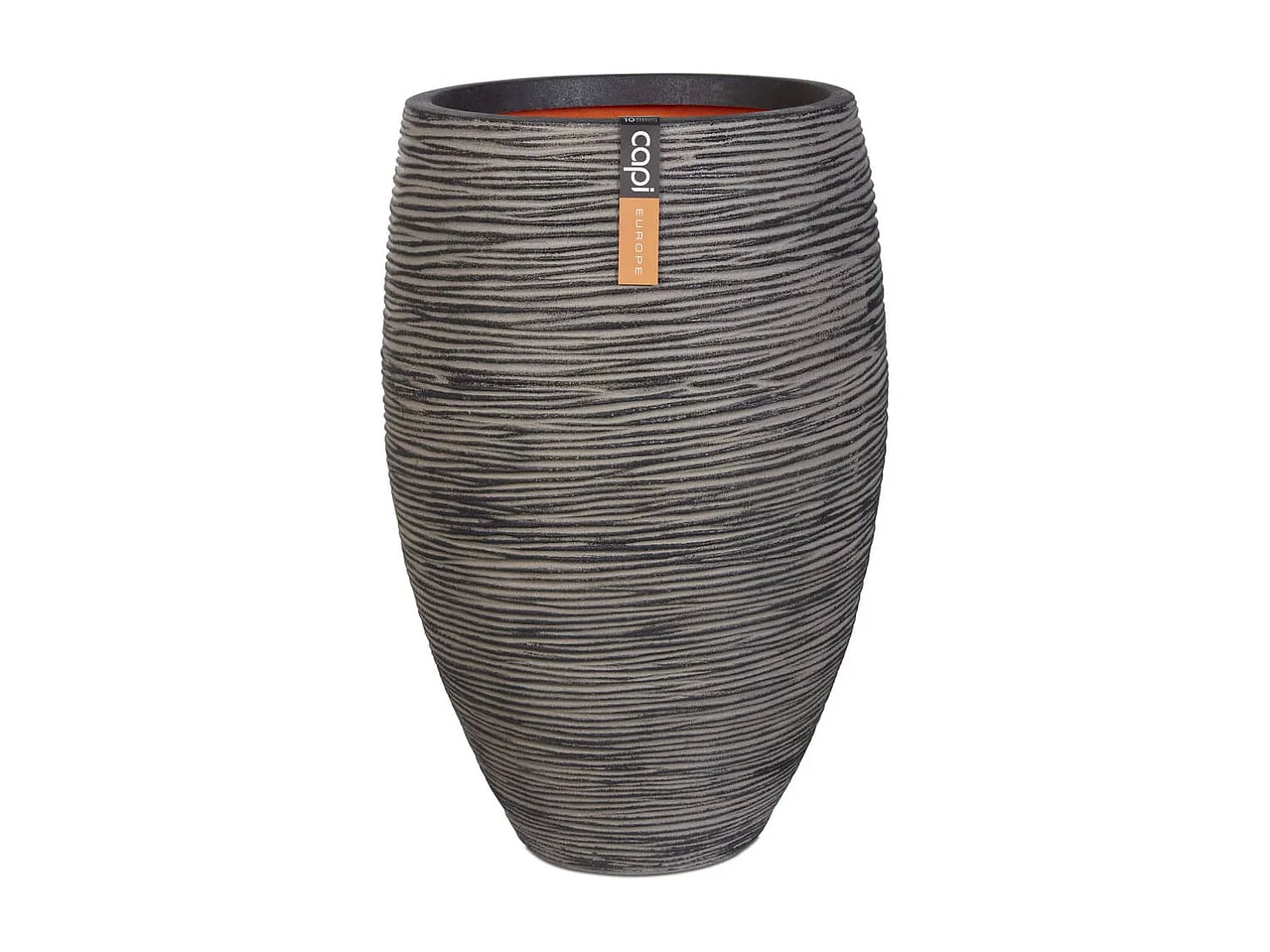 Jarrón  Rib elegante Deluxe gris antracita 45x72 cm