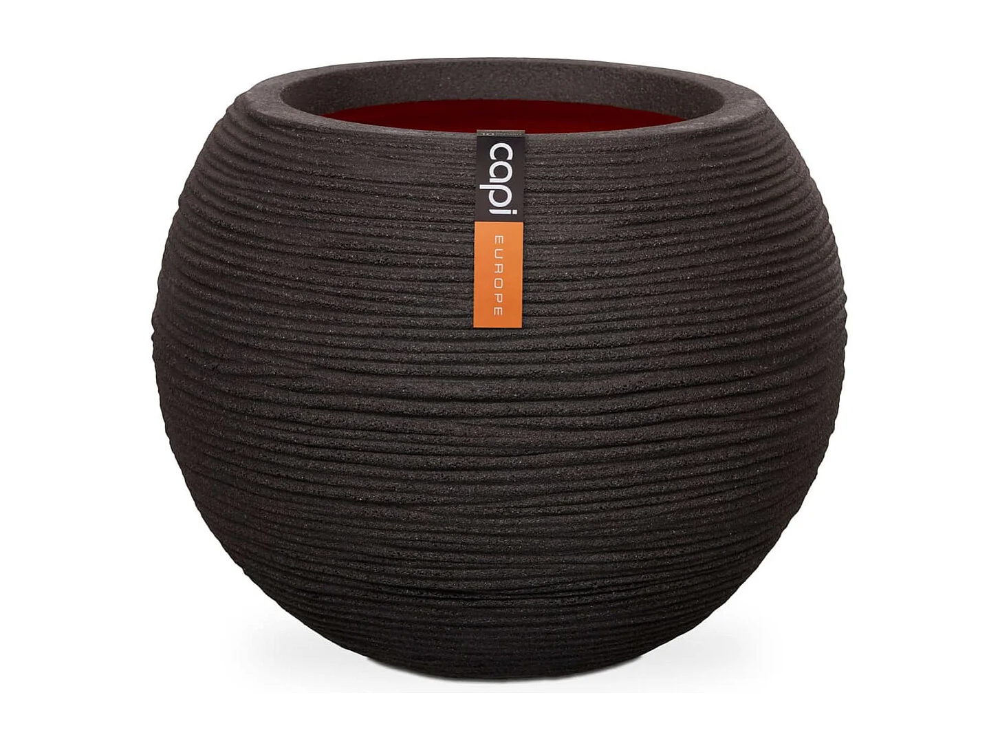 Pot à fleurs  Rib Rond 62 x 48 cm Noir KBLR271