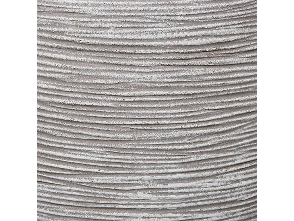 Pot à fleurs  Rib Conique 42 x 38 cm Ivoire KOFI362