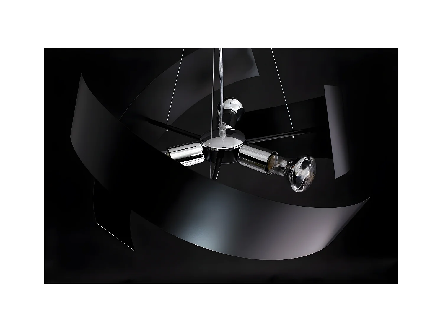 Suspension Modo, Noir, 45x100x45 cm, EPIKASA