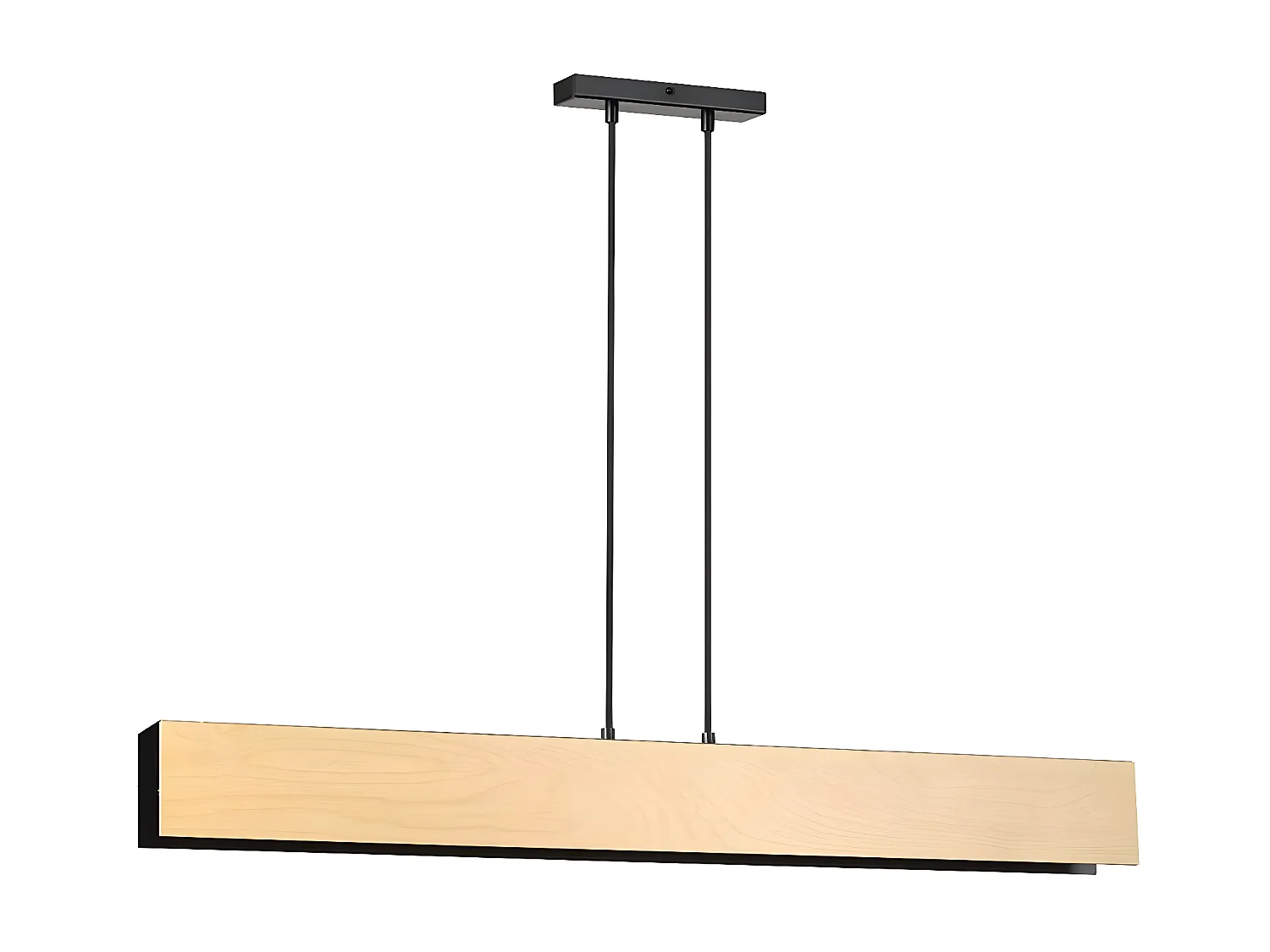 Hanglamp Carlo, Zwart, 96x100x6 cm, Seven Design