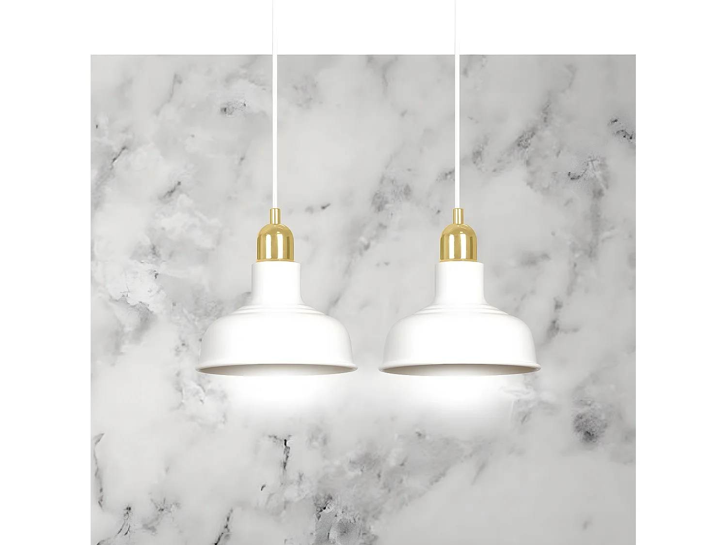 Hanglamp Ibor, Wit, 42x100x21 cm, Seven Design