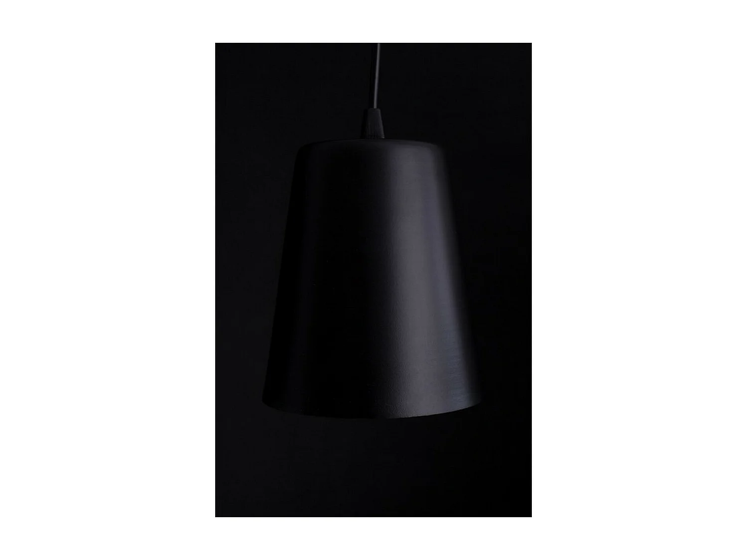Candeeiro Suspenso Milargo 3, Preto, 14x100x14 cm, Seven Design